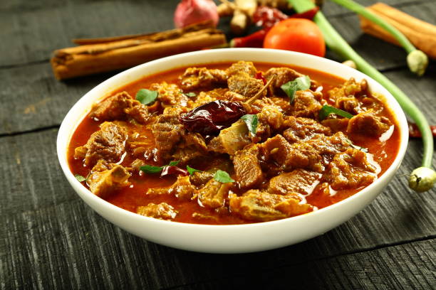 istock Bowl of meat curry Indian recipes. 1210900088