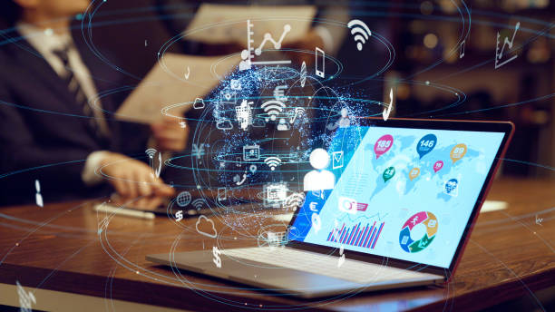 istock Business and technology concept. Financial technology. Fintech. 1210901841