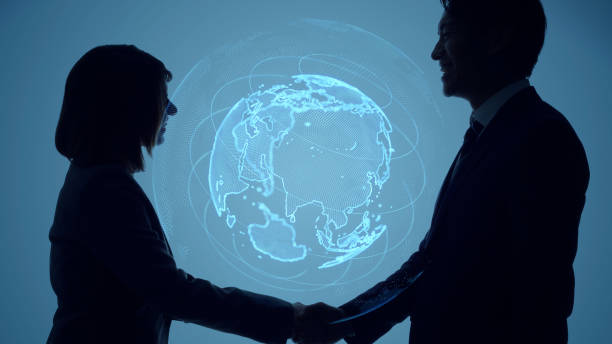 istock Global communication network concept. Worldwide business. 1210901847