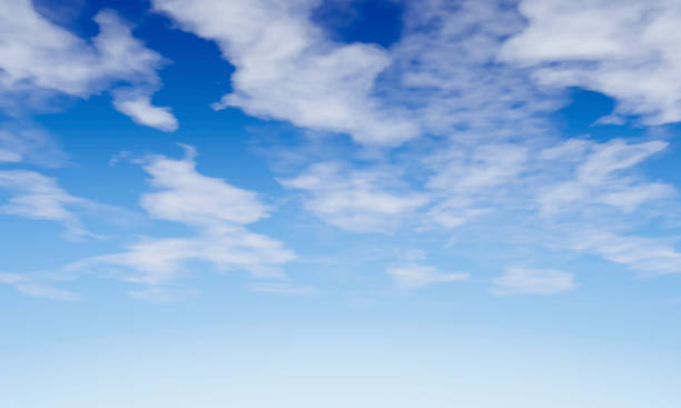 istock blue sky background with a tiny clouds. Sunshine clouds sky during morning background. Abstract blurred cyan gradient of peaceful nature. 1210902122