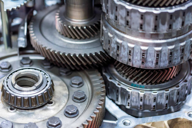 istock Close-up helical gears in car automatic transmission 1210912157