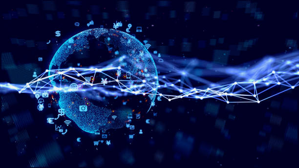 Global communication network concept. Worldwide business.