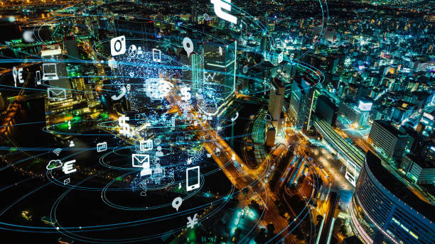 istock Transportation and technology concept. ITS (Intelligent Transport Systems). Mobility as a service. 1210918378
