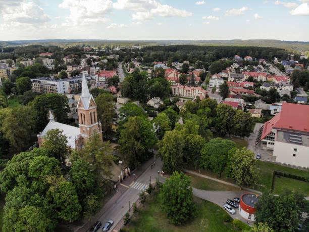 istock Aerial view of Birstonas town 1210920849