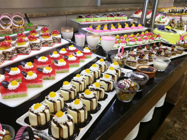 istock Creative dessert pieces for wedding party 1210921157
