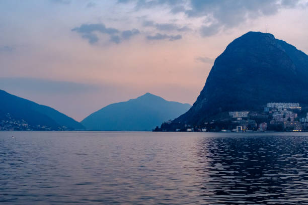 istock Lake Lugano at Dusk 1210925760