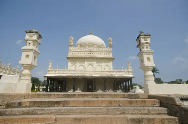 Photo of Srirangapatna, Karnataka, India, November 2019, The Gumbaz, Muslim Mausoleum of Sultan Tipu And His Relatives