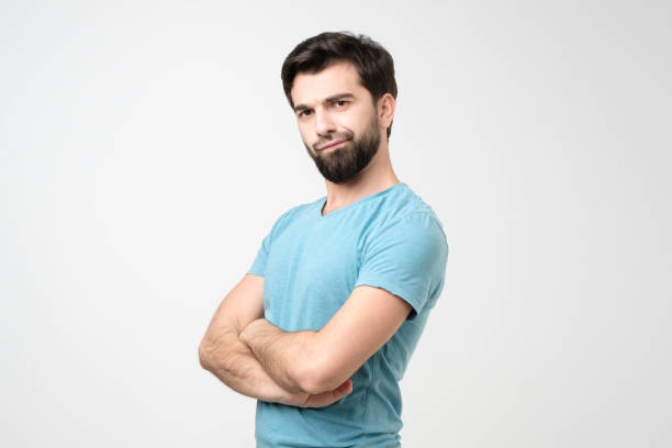 istock Young hispanic man frowning face in displeasure 1210930644