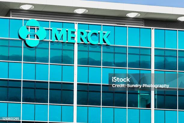 Merck Co Headquarters In Silicon Valley Stock Photo - Download Image Now - Merck & Co., Medicine, Advertisement