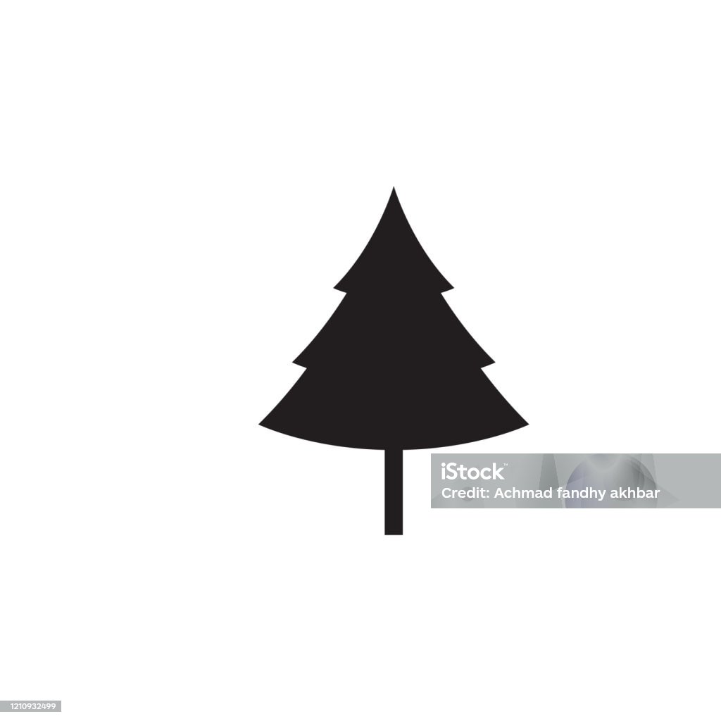 Spruice Tree Vector Spruce Tree Vector Image Stock Illustration - Download Image Now ...