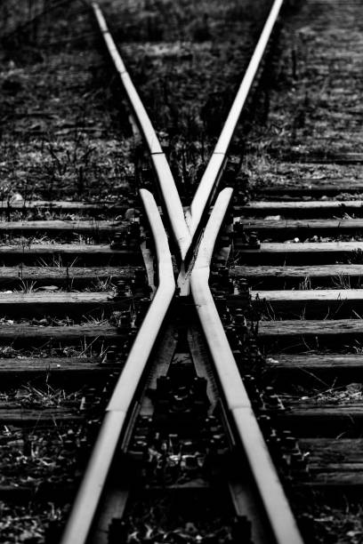 istock Railroad Track Switches 1210936116