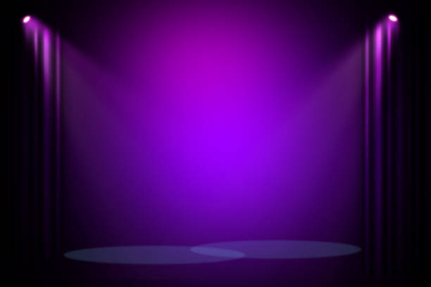istock The concert on stage background with flood lights 1210936352