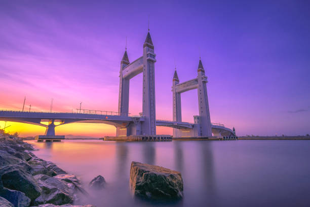 istock Sunset hour from Kuala Terengganu, Malaysia. 1210940431