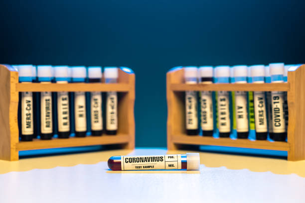 istock Coronavirus (COVID-19) blood test sample tube close-up 1210940455