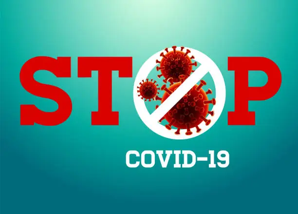 Vector illustration of Stop Coronavirus, covid - 19 , China, Wuhan, Danger, vector Illustration.