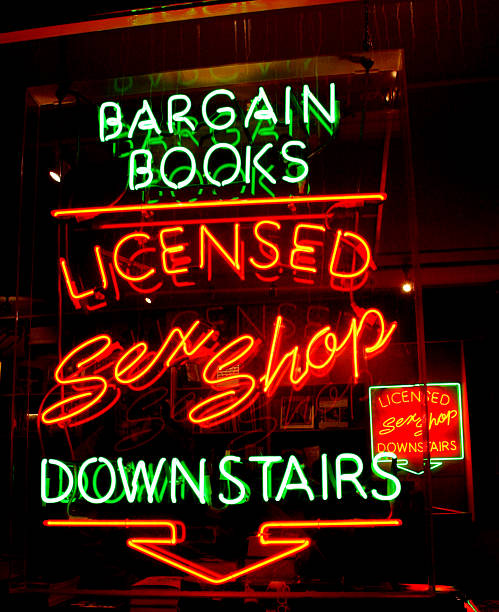 istock Neon Sign Shop Window 121094218