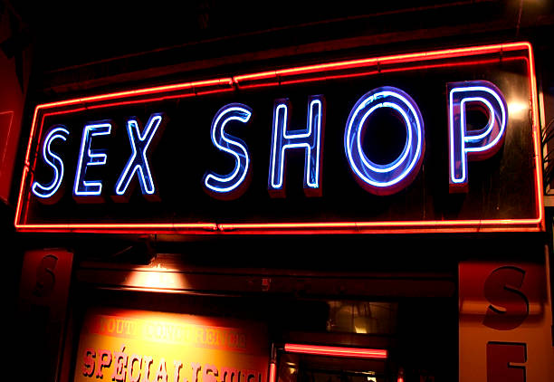 istock Sex Shop Neon Sign 121094341