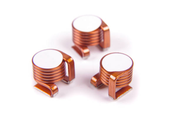 istock Power inductor isolated on the white background 1210946269
