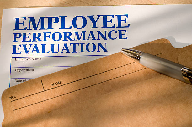 Employee Performance Evaluation stock photo