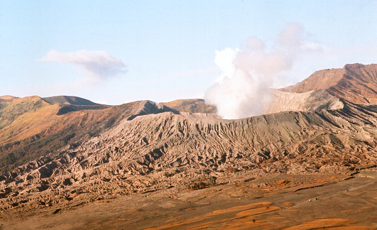 Mount Bromo the active volcano