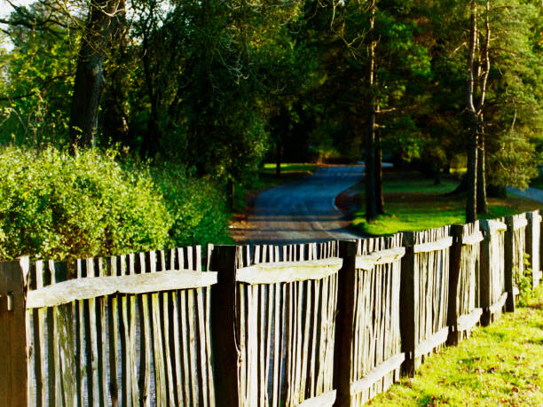 istock fence gate land border countryside farm 1210953023