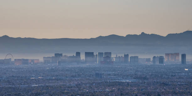 istock Early morning Las Vegas Valley view 1210954656