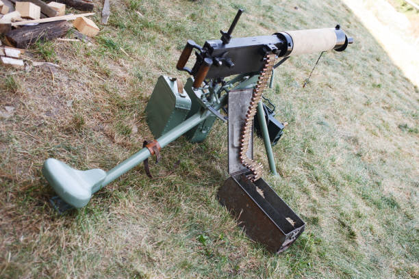 istock WWI german machine gun MG 08 1210955467