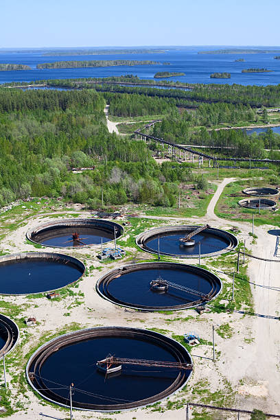istock Water recycling in big sedimentation drainages 121095715