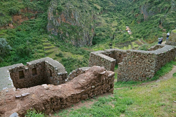 istock The Ancient Structures Ruins in Pisac Archaeological Site, Sacred Valley of The Incas, Cusco region, Peru 1210957222