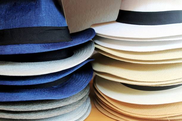 istock Hats on the market, Rhodes, Greece 1210957440