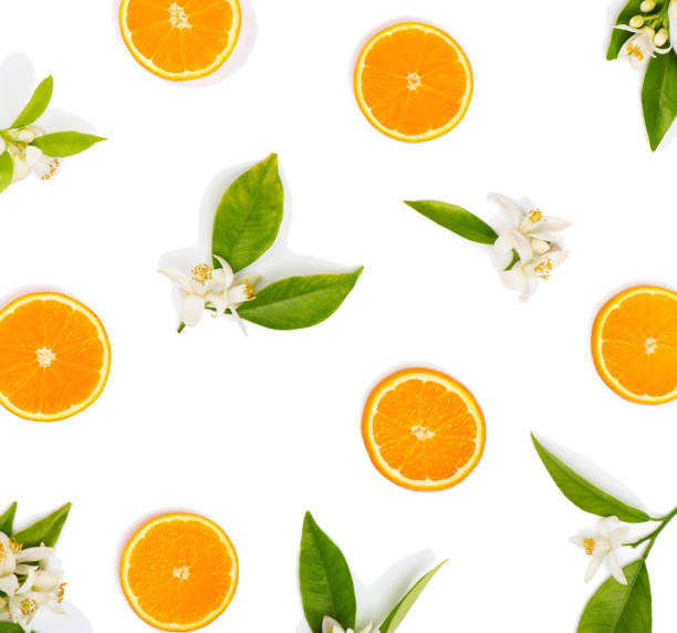 istock Blossom and fruit of orange 1210960813