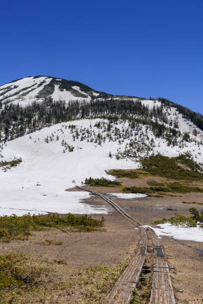 istock Mt.Hiuchigatake and Kumazawatashiro in the spring 1210962999