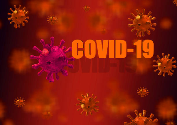 istock covid-19 virus coronavirus text word isoted background green - 3d rendering 1210965334