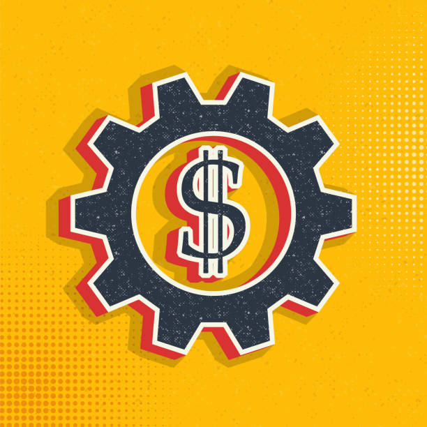 istock business, finance pop art, retro icon. Vector illustration of pop art style 1210966527
