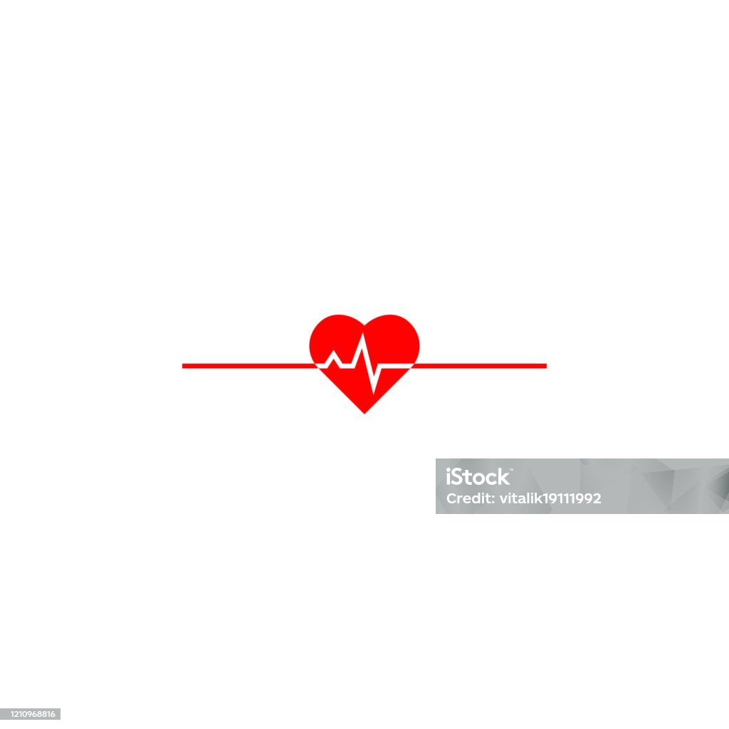 Biểu Tượng Nhịp Tim Đường Nhịp Tim Theo Phong Cách Tuyến Tính Biểu ...