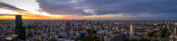 istock Buenos Aires cityscape in sunset 1210974078