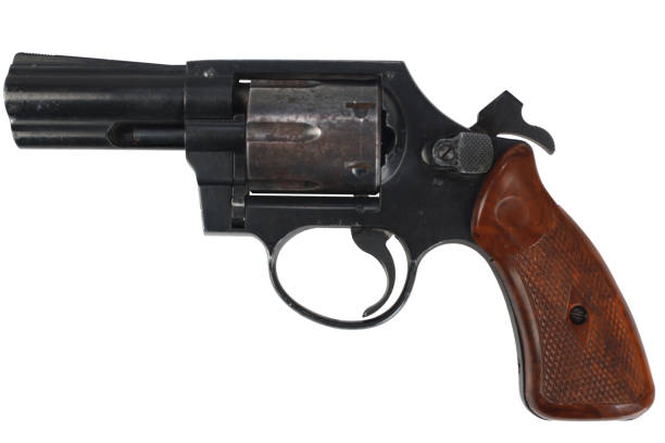 istock Revolver isolated on white 1210974338
