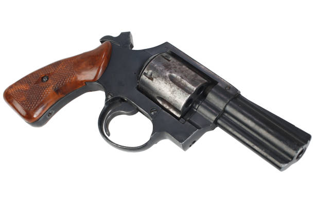 istock Revolver isolated on white 1210974435