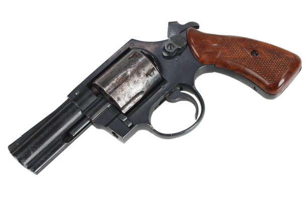 istock Revolver isolated on white 1210974494
