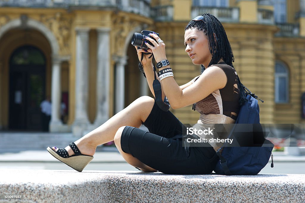 Женщина Турист - Royalty-free Adulto Foto de stock