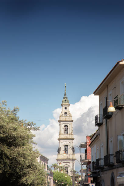 istock Catholic cathedral tower in Pompei 1210975992