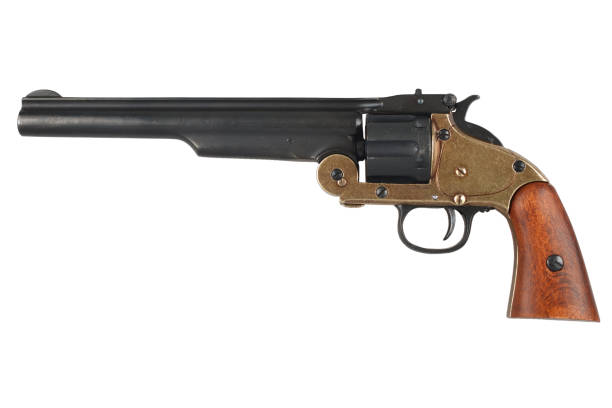 istock .44 smith and wesson single action revolver gun 1210979805
