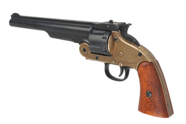 istock .44 smith and wesson single action revolver gun 1210979828