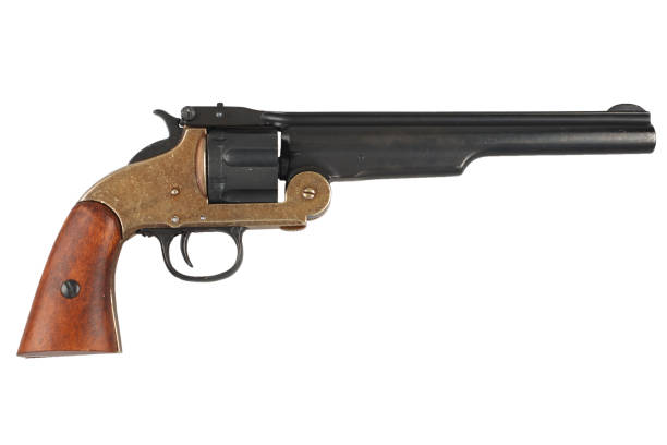 istock .44 smith and wesson single action revolver gun 1210980011
