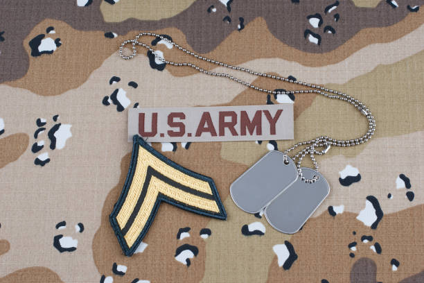 istock US ARMY uniform with dog tags 1210982058