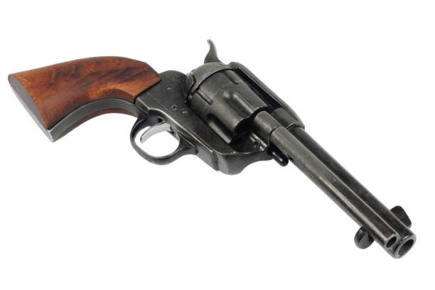 istock wild west revolver - colt single action army 1210984500