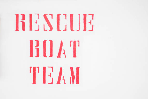 istock Rescue boat team Assembly Station 1210984832