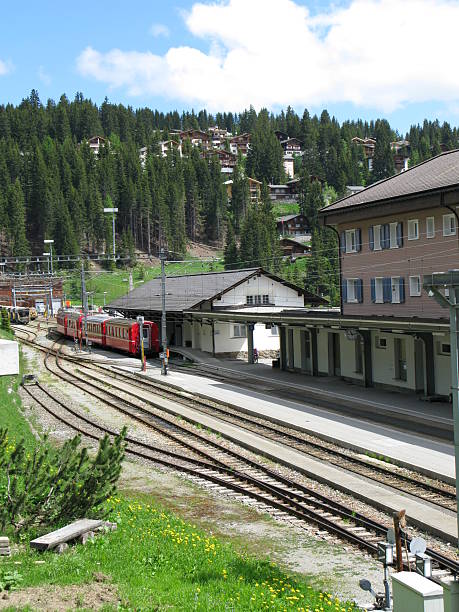 istock Railway Station in Arosa - Switzerland 121098932