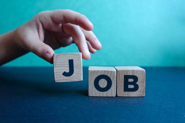 istock JOB word made with building blocks. 1210991948