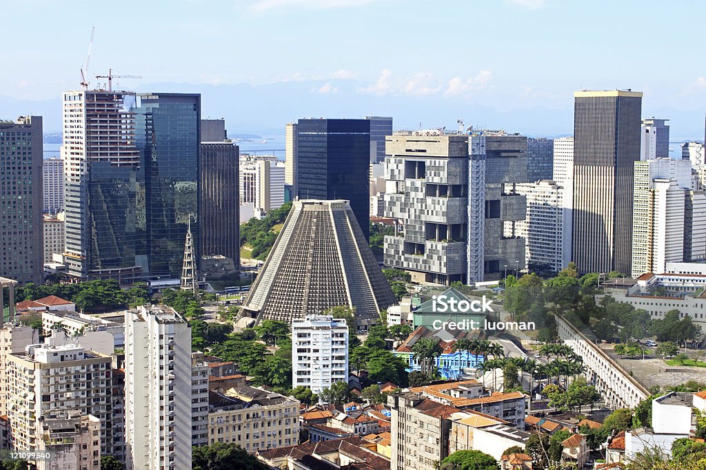 Rio de Janeiro el centro de la ciudad - Foto de stock de Río de Janeiro libre de derechos